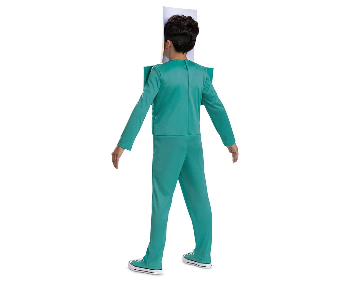 Costume Steve Diamond- Minecraft (license), size. XS (3-4 years)